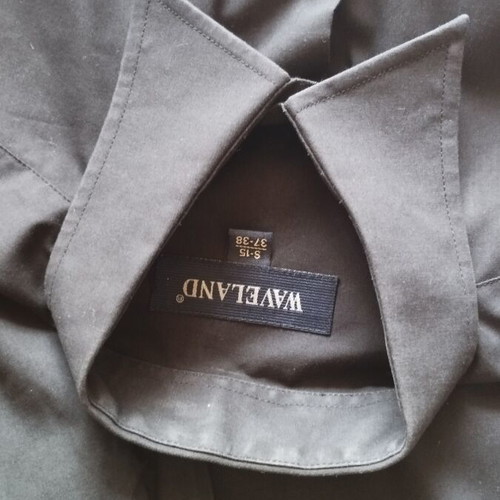 Waveland men's black dress shirt, size M