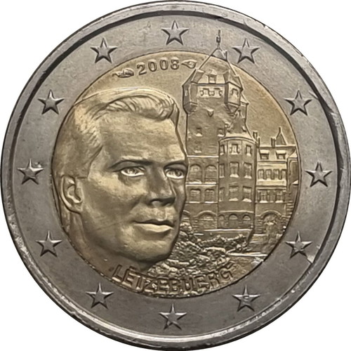 Luxembourg 2 euro 2008 new uncirculated UNC