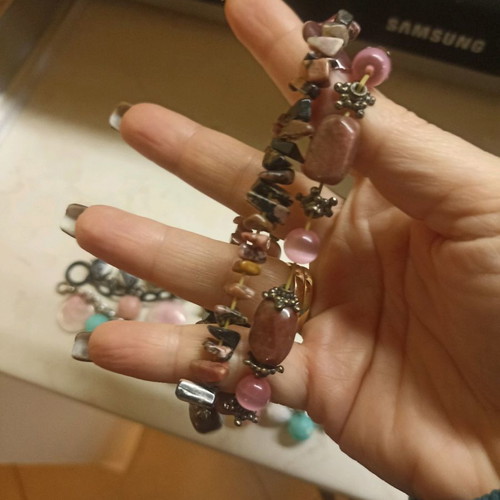 Beaded bracelets used, pack of 4 pieces