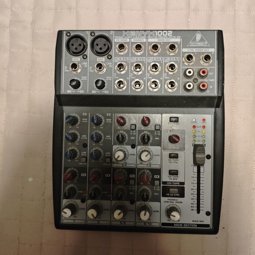 Behringer Xenyx 1002 audio mixer console