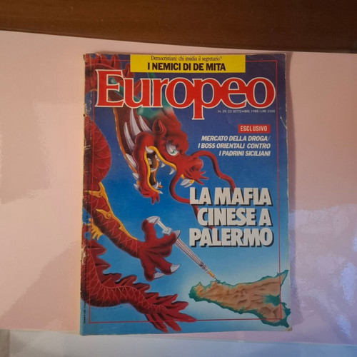 Europeo Italian Magazine like new, issue 39, 1988