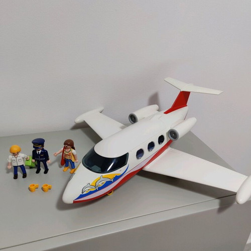 Playmobil airplane like new, code 6081
