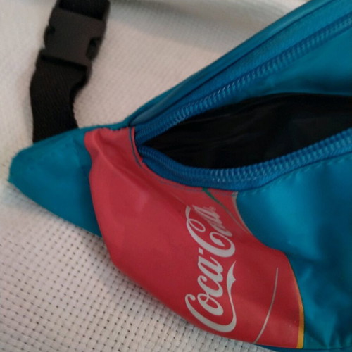 Αναμνηστικό τσαντάκι Αθήνα 2004 Coca Cola σαν καινούργιο συλλεκτικό