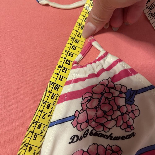 Bikini top Dolce & Gabbana beachwear used, floral multicolor, size M