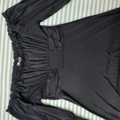 JusTop black elastic dress used one size