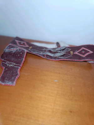 Leather belt for carnival small