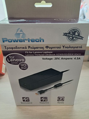 Τροφοδοτικό Powertech 90W για Lenovo καινούργιο