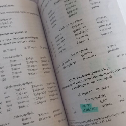 Ancient Greek Grammar Book like new, gymnasium-lyceum