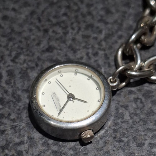 Anne Klein vintage women's watch bracelet silver used