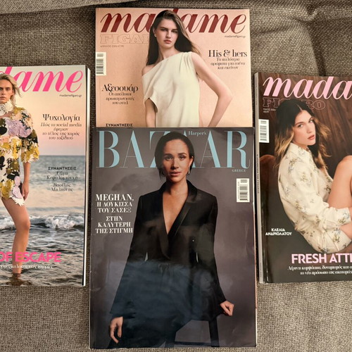 Madame Figaro and Bazaar magazines, 4 issues 2026