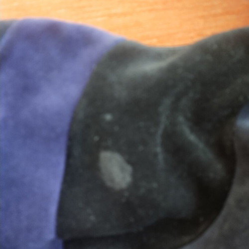 Tosca Blu women's bag used, black and purple suede