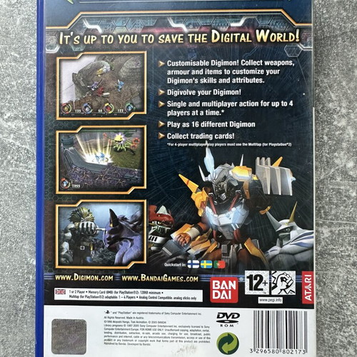 Digimon 4 Digital Monsters PlayStation 2 game used