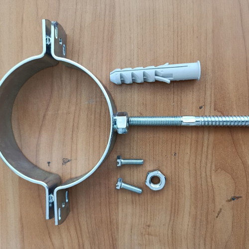 Metal Pipe Collar Support CTF 2040 Ø100 mm with M10x120 Screw