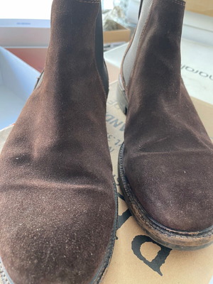 Massimo Dutti leather suede ankle boots size 43, men's, brown