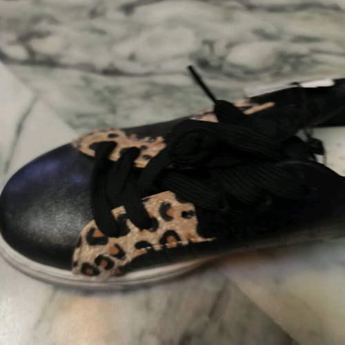 Celestino sneakers new with animal print in black color
