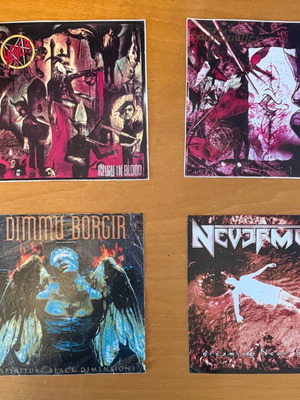Wall posters used, set of 4 pieces