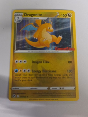 Dragonite F 131 GameStop Stamp Pokemon card