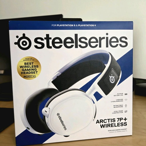 SteelSeries Arctis 7P+ Wireless Gaming Headset white new