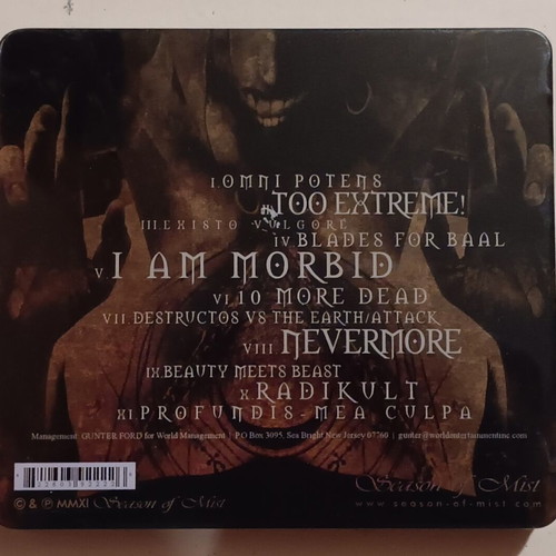 Morbid Angel Illud Divinum Steelbook Edition CD like new, metal