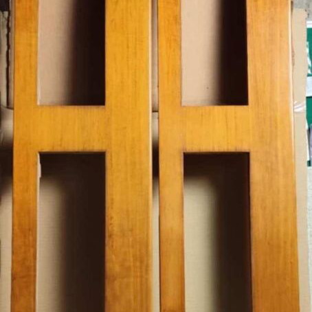 Double wooden bed used with storage space 4 drawers