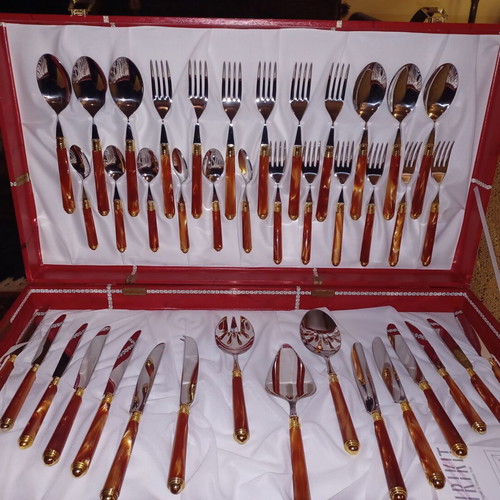 Cutlery set new in bag 18/10 stainless steel