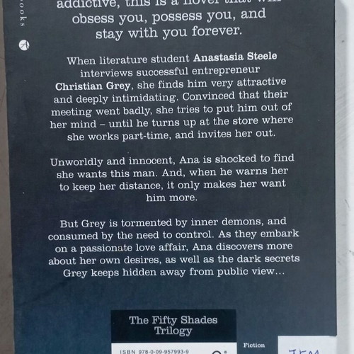 Fifty Shades of Grey by EL James like new, English