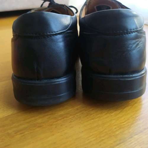 Boxer leather men's shoes with anatomical sole, like new, black, size 44