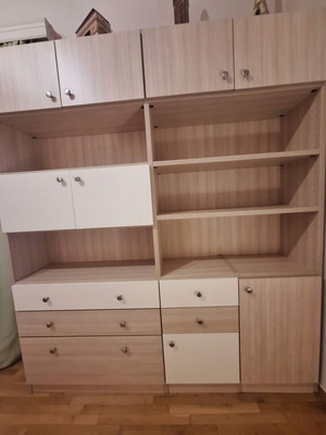 Modeco office bookcase, 2.00m height, 0.35m width, 0.70m length