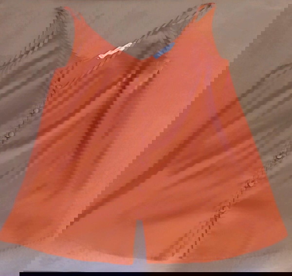  Mango oranzhev satenen potnik, XS razmer
