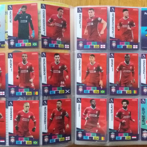 Premier League 2020-2021 Adrenalyn XL album with 425/468 cards like new
