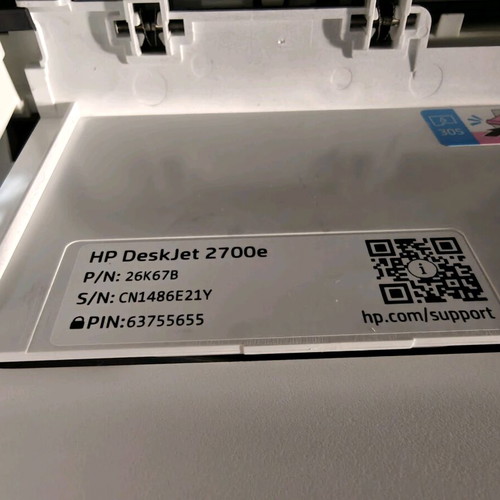 HP DeskJet 2720e printer used with scanner and WiFi