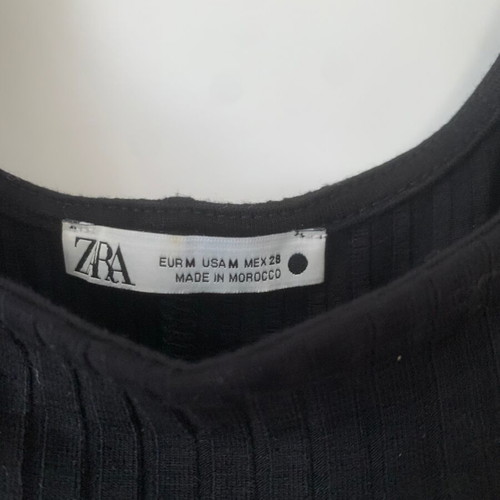 Zara fitted black dress like new, size M
