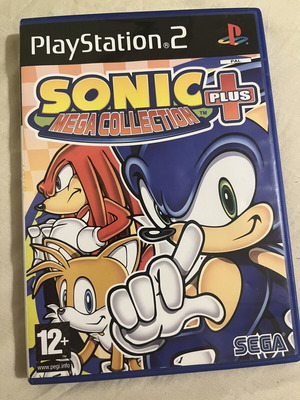 Sonic Mega Collection PS2 game used with manual