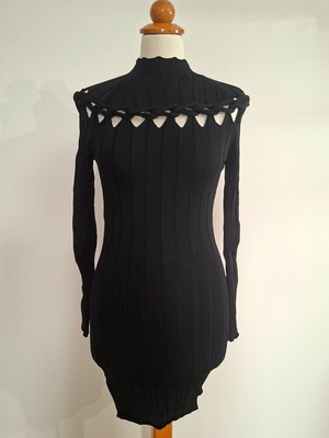 Black short dress new, size Small, sexy evening wear