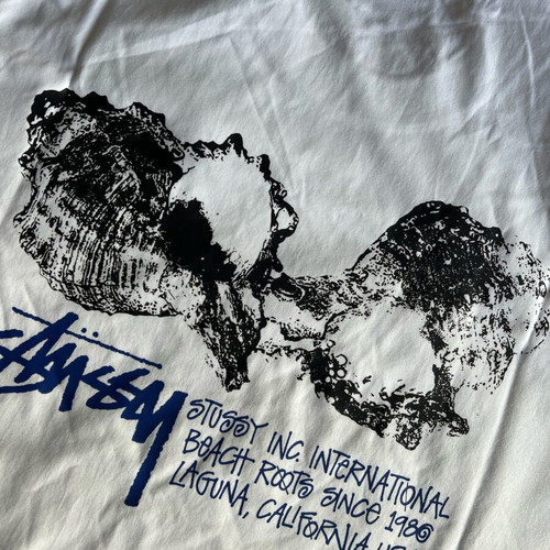 Stussy Shells Tee Medium new, white