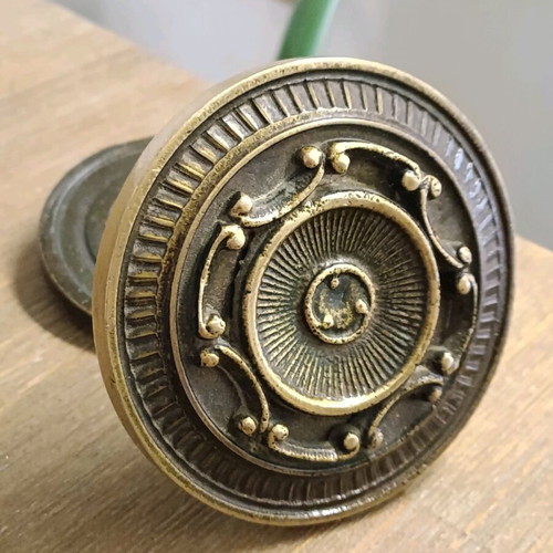 Antique door knob 1920 brass used