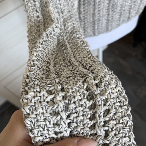 Knit Sweater from Cyprus like new, off shoulder, gray