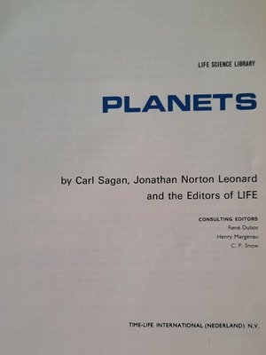 Planets από τη Life Science Library, έκδοση 1967, στα ελληνικά
