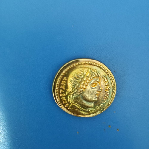 Konstantinato Coin new copper and gold old-style replica
