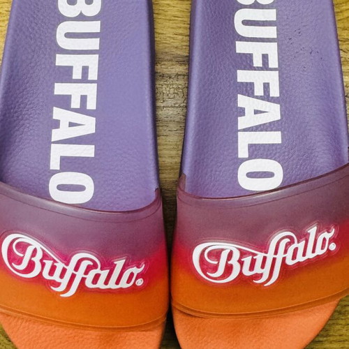 Buffalo Rees women's slides size 38 like new purple