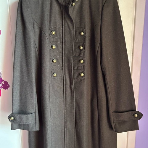 Anel women's wool coat new, khaki, size L 40