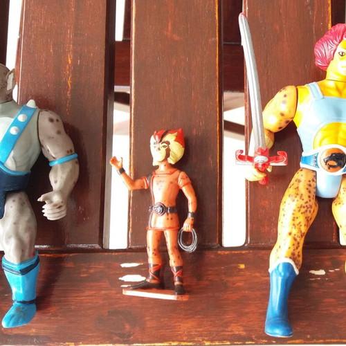 Thundercats vintage figures pack of 4 used, 1985
