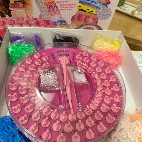 Loopy Loop bracelets with rubber bands on loom like new