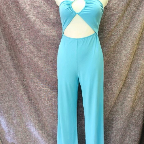 Bershka one-piece used, turquoise, size S/M