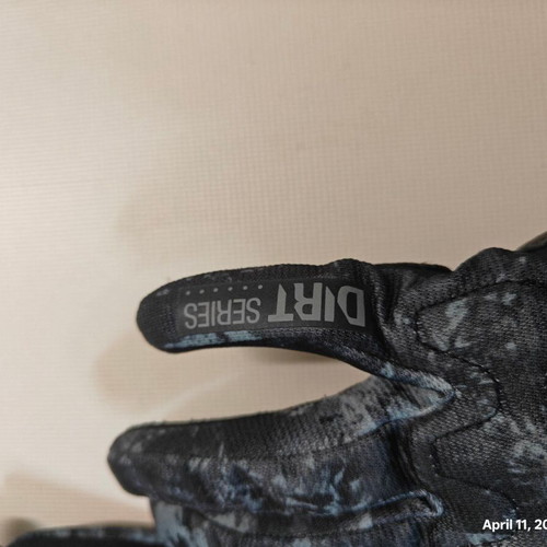Rev'it Continent mid-season motorcycle gloves size Large like new, black grey