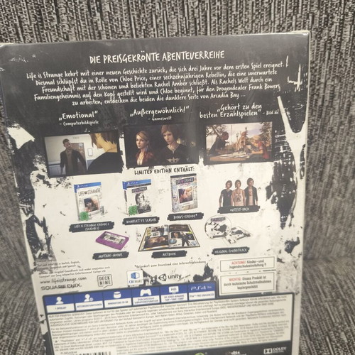Life is Strange Before the Storm Limited Edition PS4 game new, factory sealed