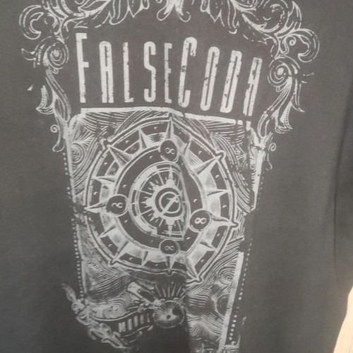 False Coda T-shirt, XL size, black