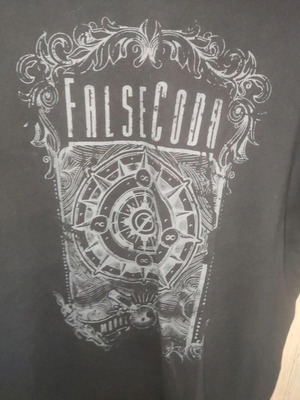 False Coda T-shirt, XL size, black