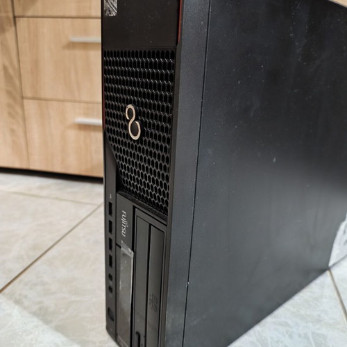 Fujitsu PC desktop used, 6GB RAM, 500GB hard drive, power supply issue