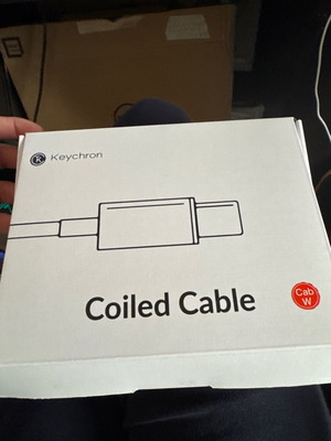 Keychron coiled cable new, unused